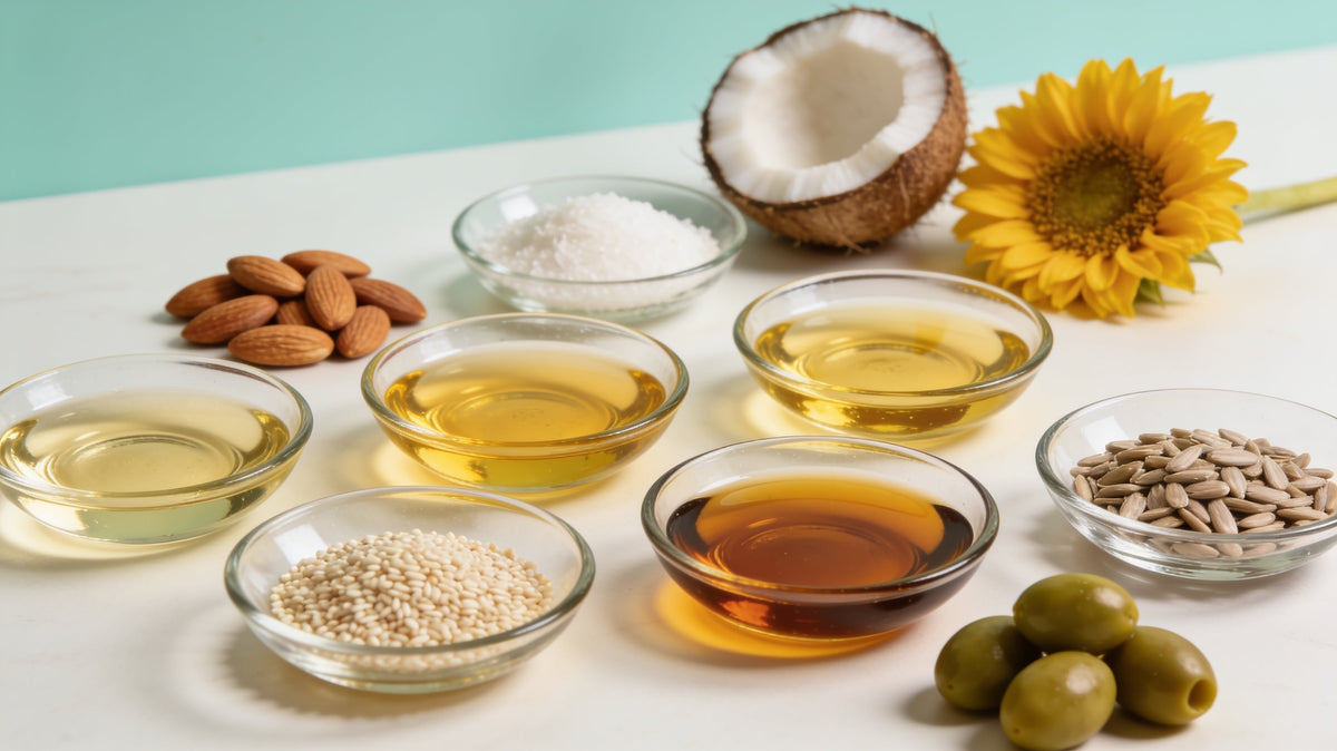 Carrier Oils for Massage Oils Compared: Feel, Absorption, Shelf Life and Cost