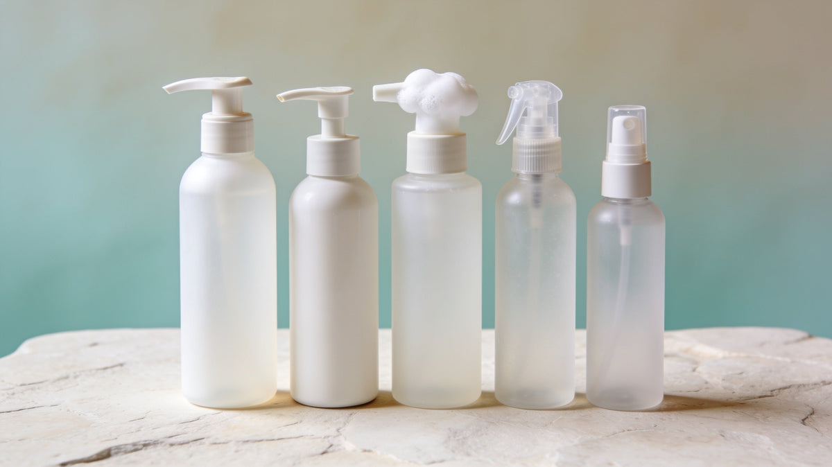 Cosmetic Pumps, Sprayers and Closures: Types, Dosage, Neck Finishes and Leak Testing