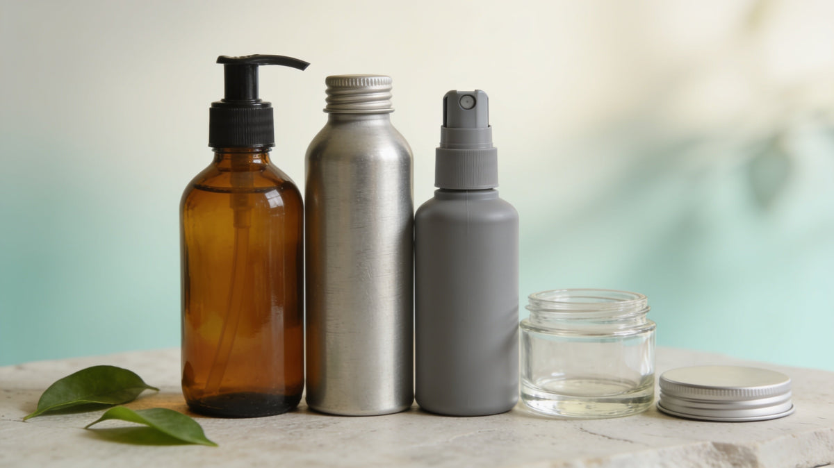 Sustainable Cosmetic Packaging: PCR, Mono-Material, Refills, Glass, Aluminium and Honest Green Claims