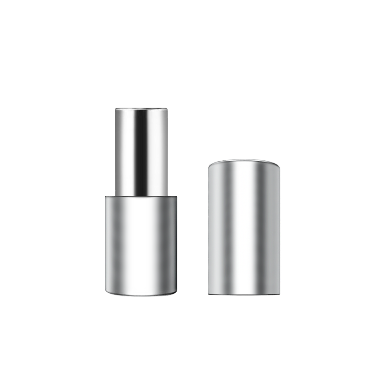 LS8804-1 Round Magnetic Refillable Aluminum Lipstick