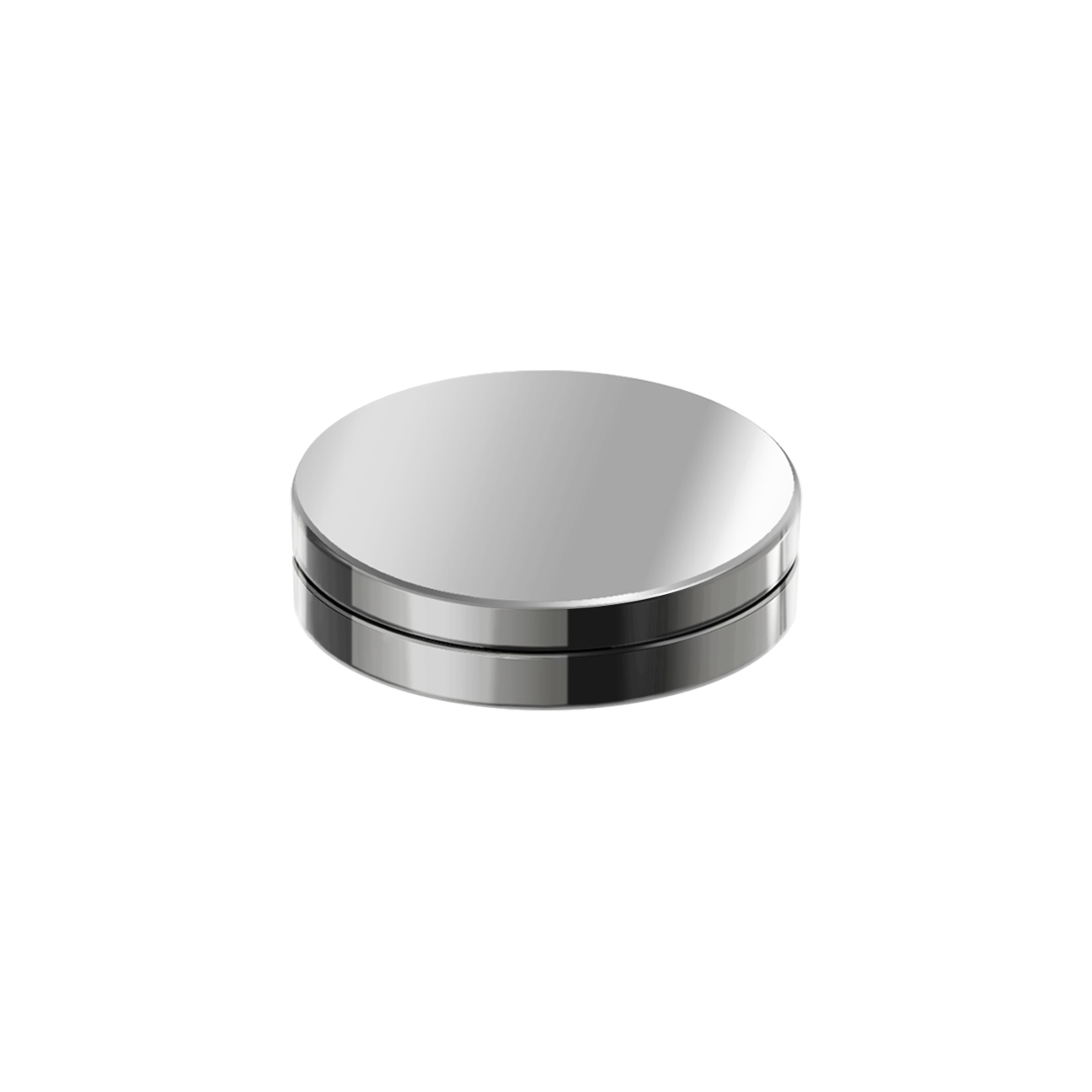 RC8809C Round Magnetic Refillable Aluminum Compact