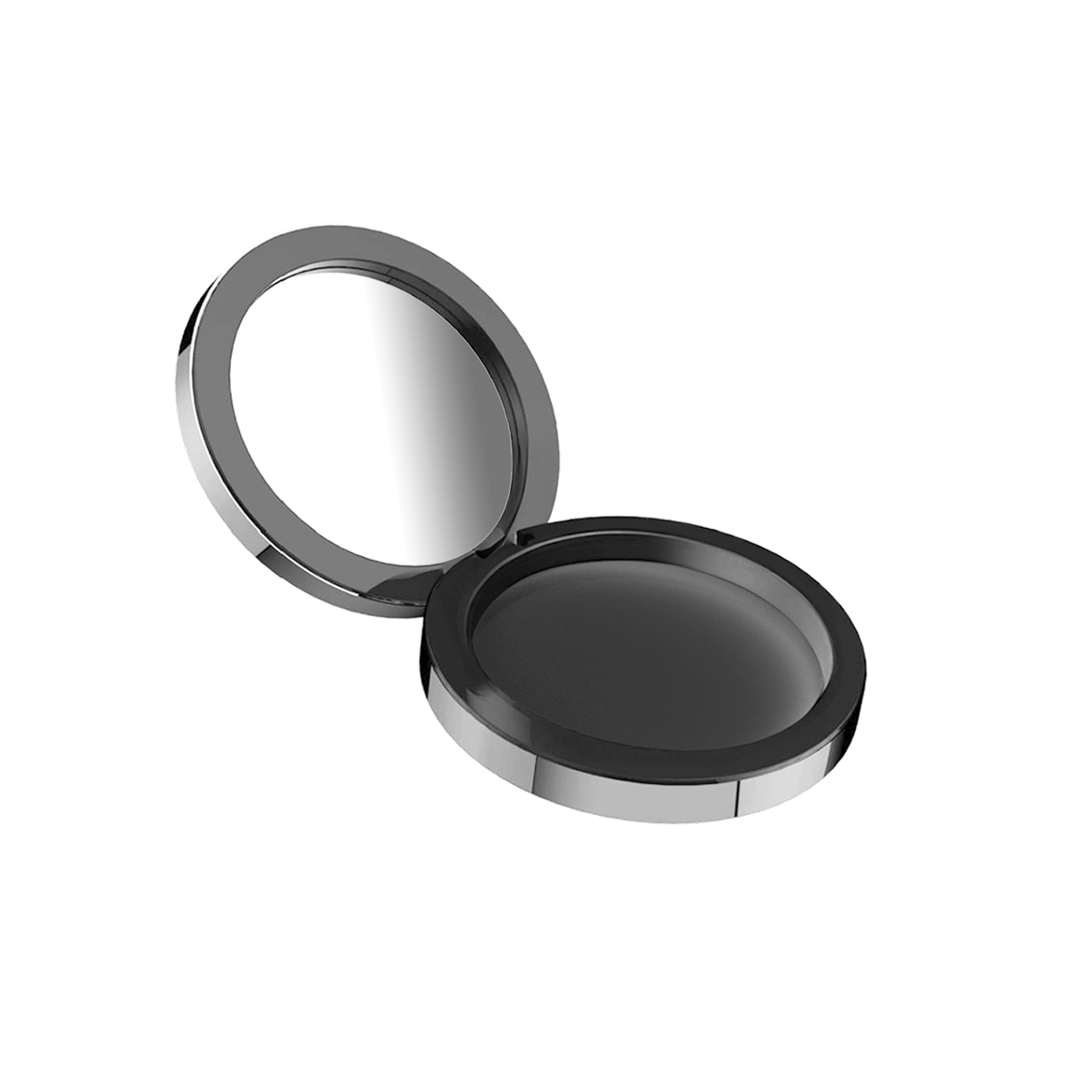 RC8809C Round Magnetic Refillable Aluminum Compact