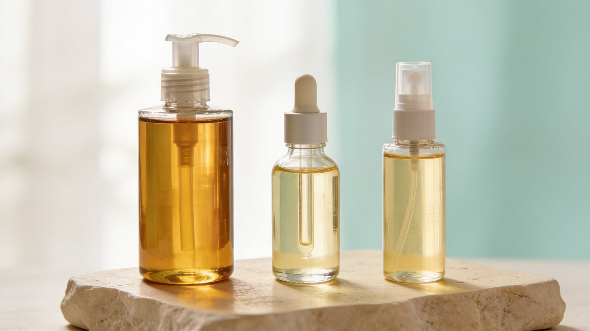 Body Oil vs Massage Oil vs Dry Oil: Formats, Textures and Packaging