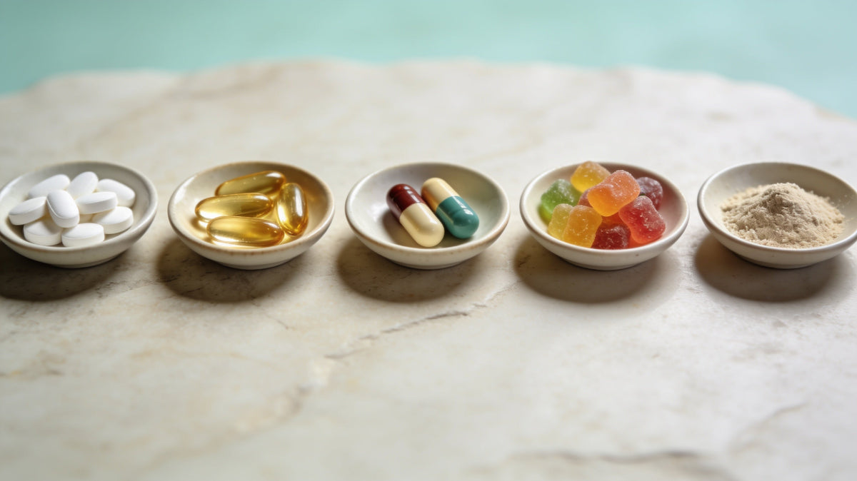 Capsules vs Tablets vs Gummies vs Powders vs Liquids: How to Choose a Supplement Format