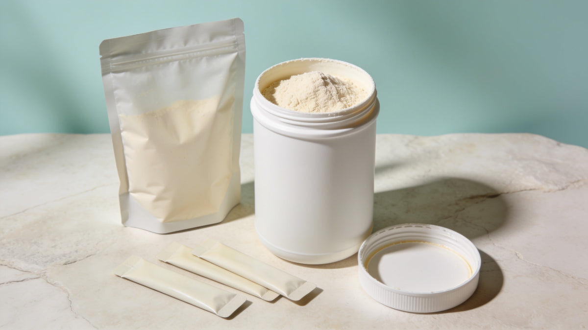 Private Label Protein, Collagen and Greens Powders: Flavour, Mixability and Packaging Formats