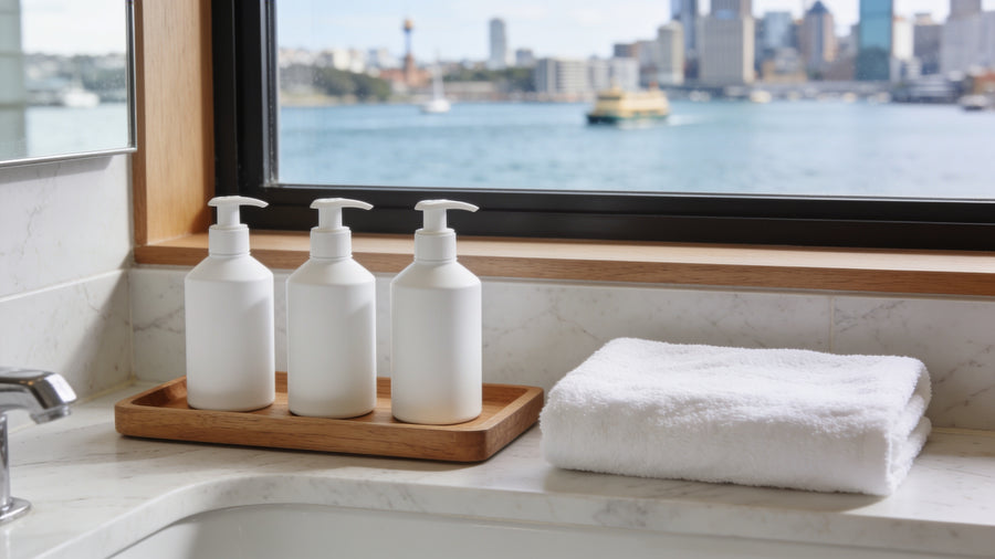 Private-label hotel toiletries for Australian hotels and resorts
