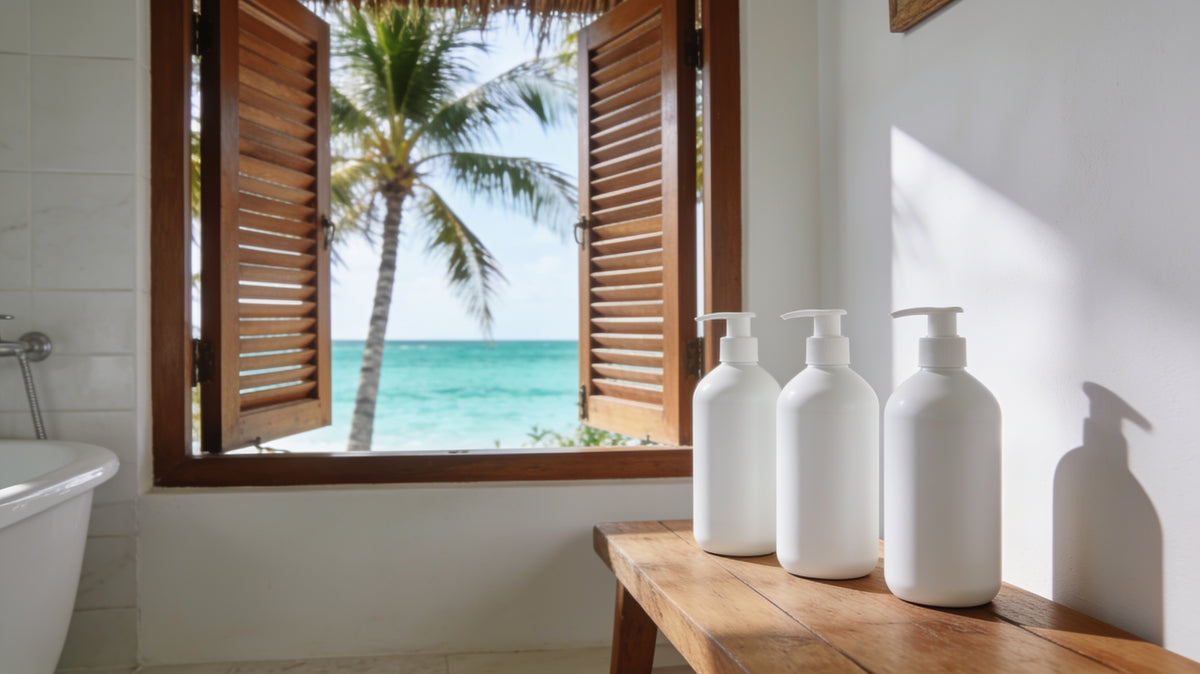 Hotel toiletries for Queensland hotels, resorts and island stays