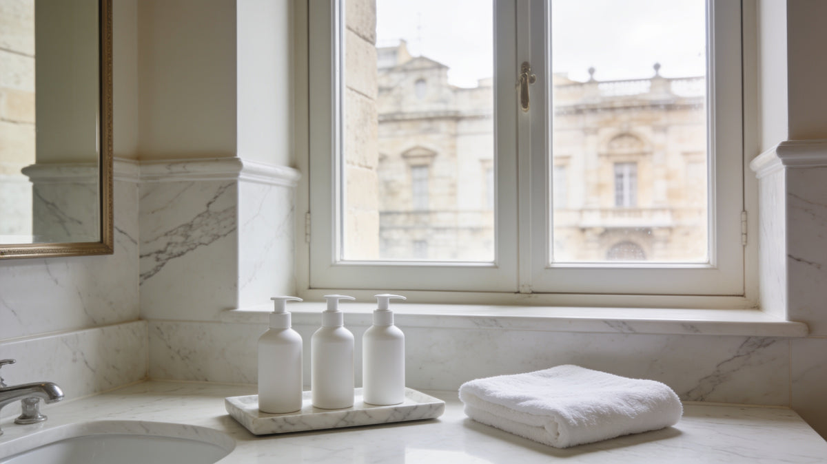 Private-label hotel toiletries for European hotels and resorts
