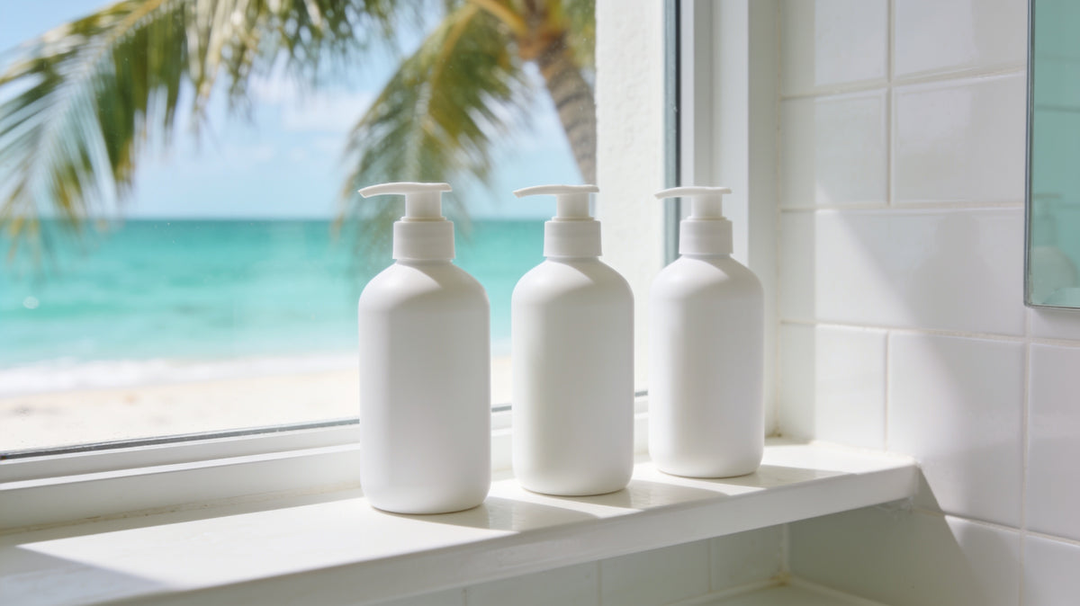 Hotel toiletries for Florida resorts, beach hotels and rentals