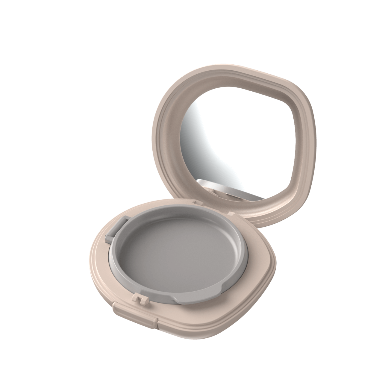 Round Cushion Compact-Stone