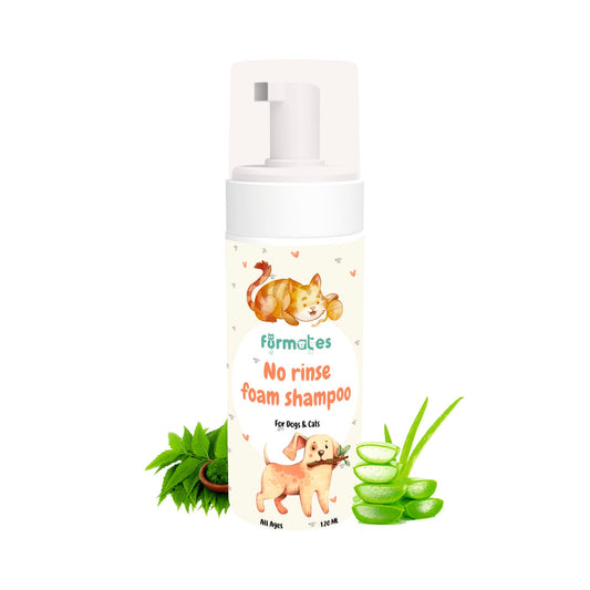 Furmates | No-Rinse Foam Shampoo for Cats and Dogs