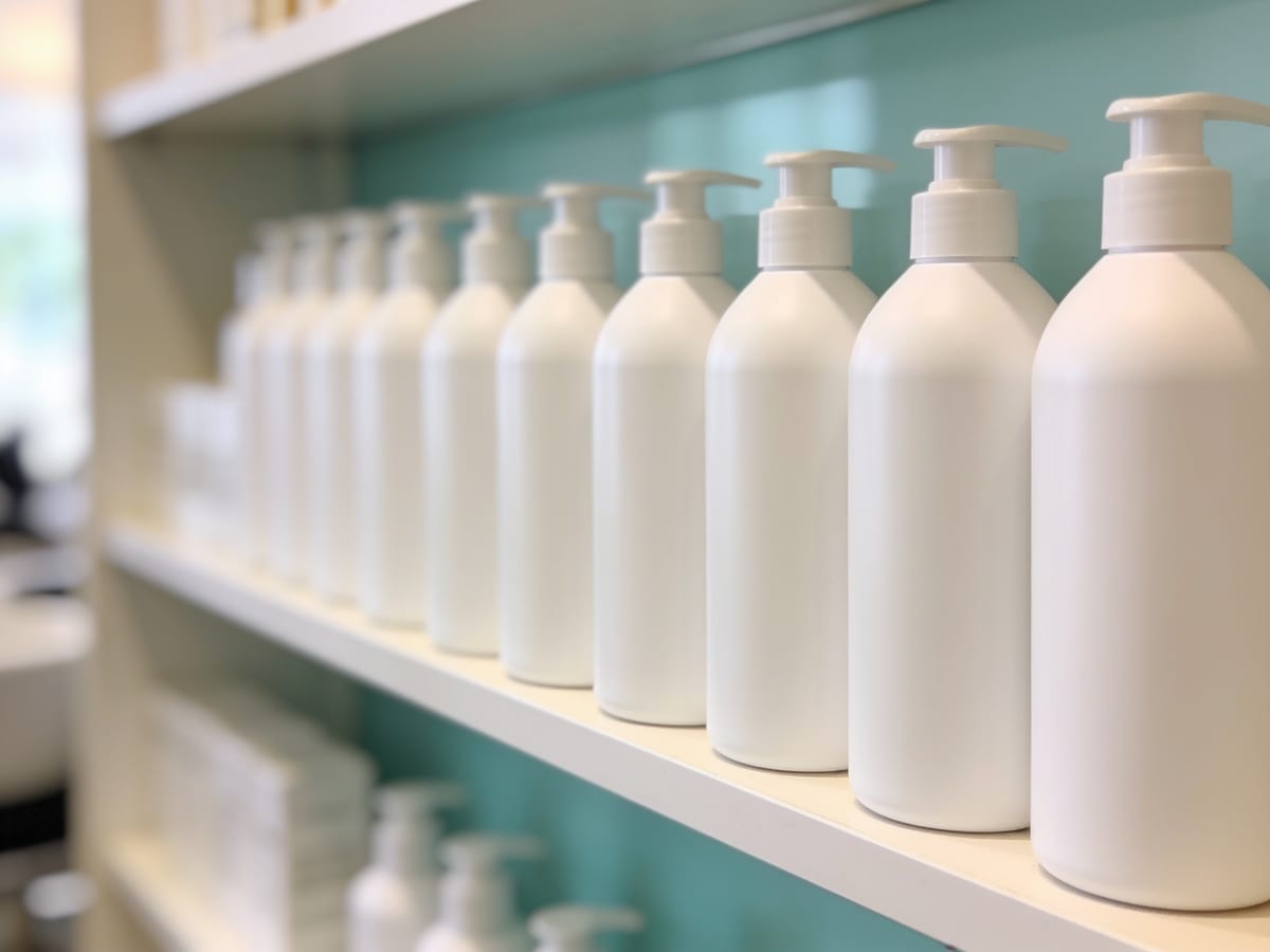 Salon retail shelf